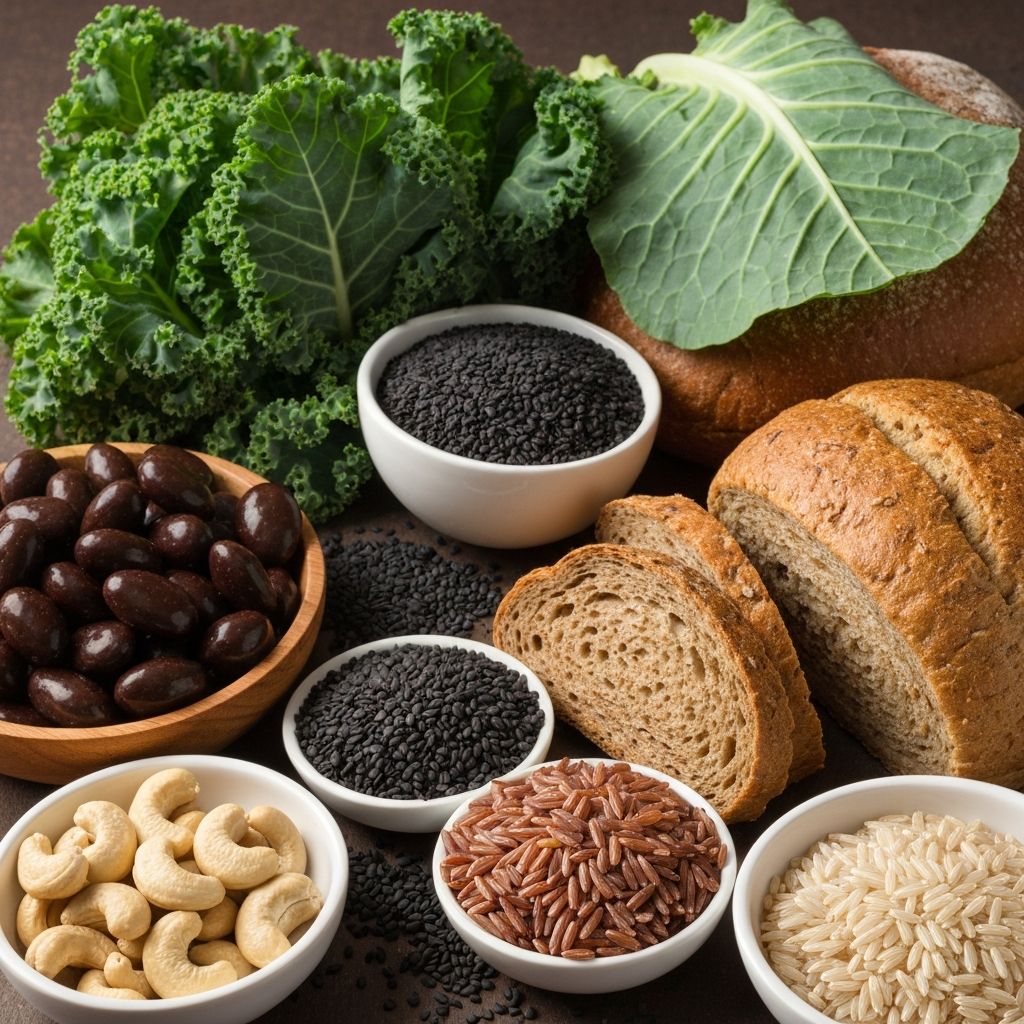 Natural food sources of zinc and magnesium